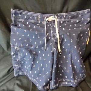 NWT RS Surf Men's Board Shorts Blue Size 40